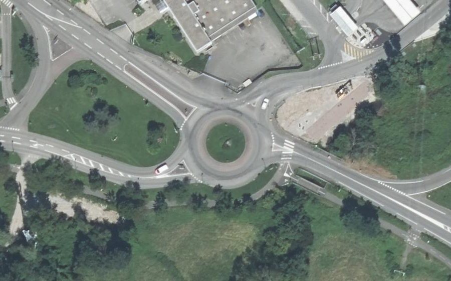 Vue aérienne du Rue du Fort
