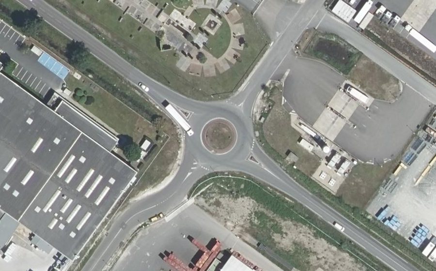 Vue aérienne du Route de Saucats
