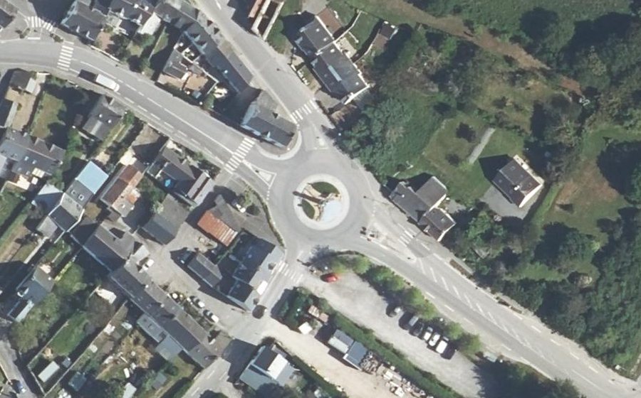 Vue aérienne du Giratoire de l'Étoile