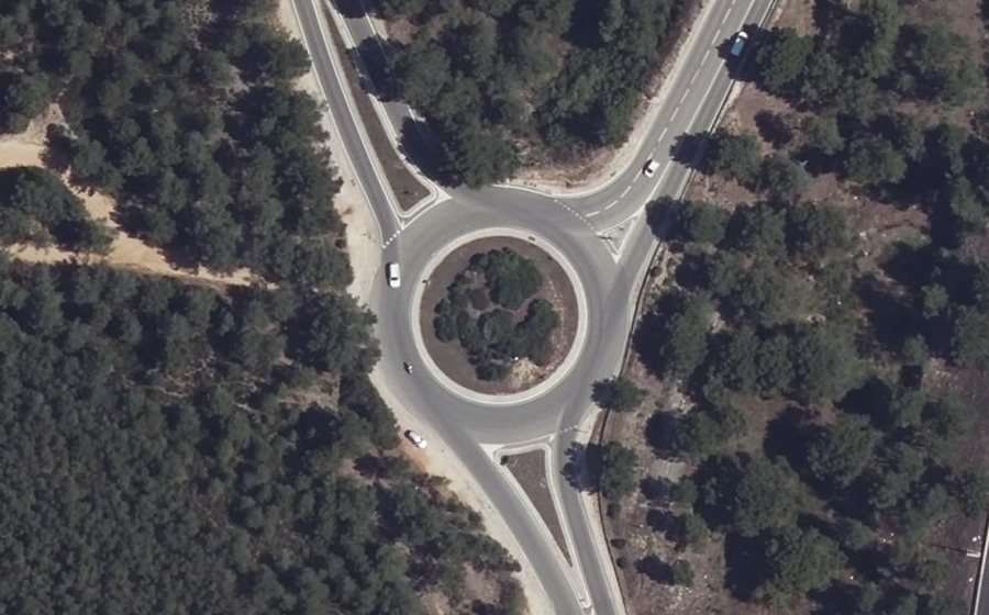 Vue aérienne du Rond-point anonyme n°3617375