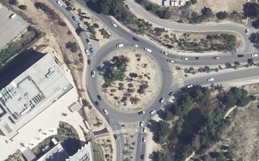 Vue aérienne du Rond-point anonyme n°3617402