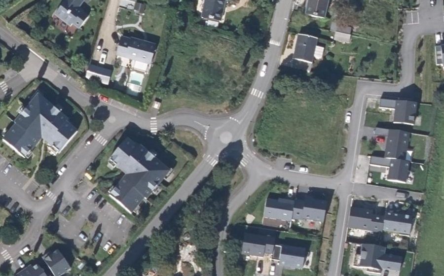 Vue aérienne du Rue de Léaulet