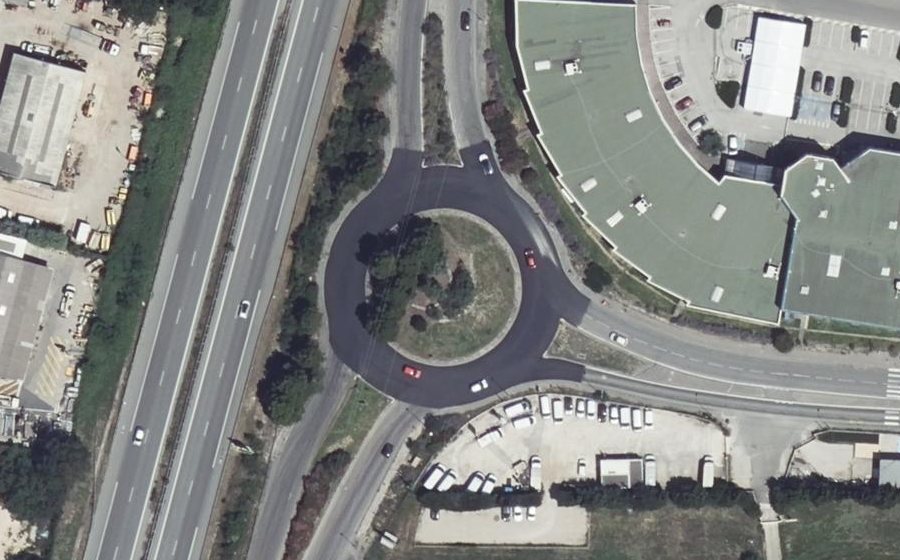 Vue aérienne du Rond-point anonyme n°3627721