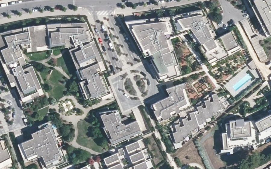 Vue aérienne du Plan de New York