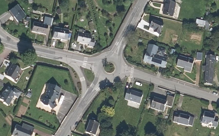 Vue aérienne du Giratoire de l'Asphodèle