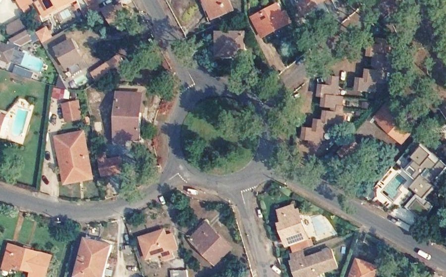 Vue aérienne du Avenue du Courant