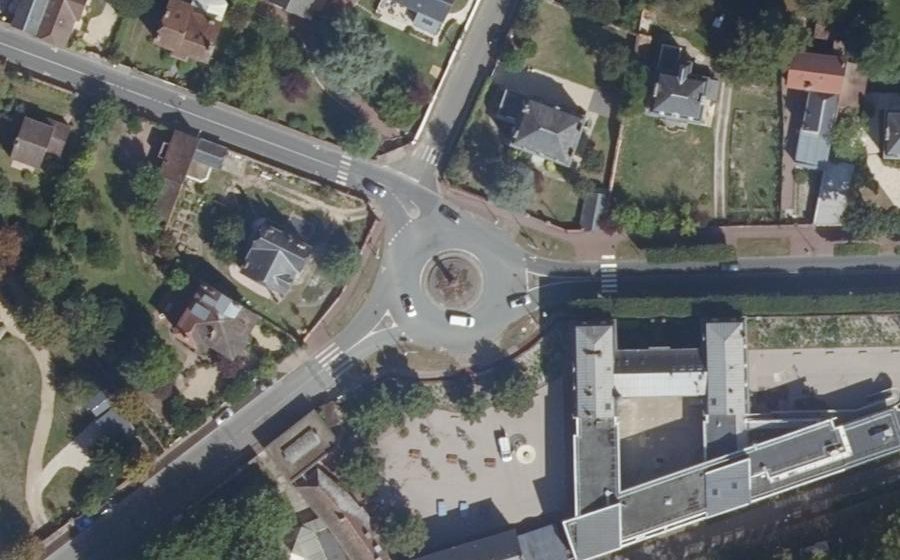 Vue aérienne du Place Jean-Francis Noël