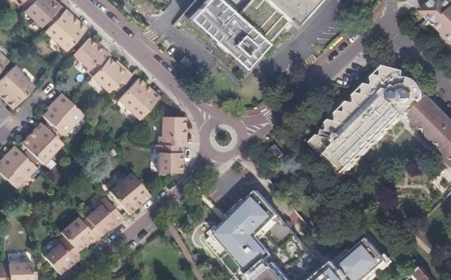 Vue aérienne du Rue Nadar