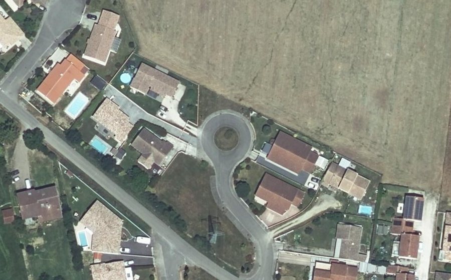 Vue aérienne du Allée de la Vialle