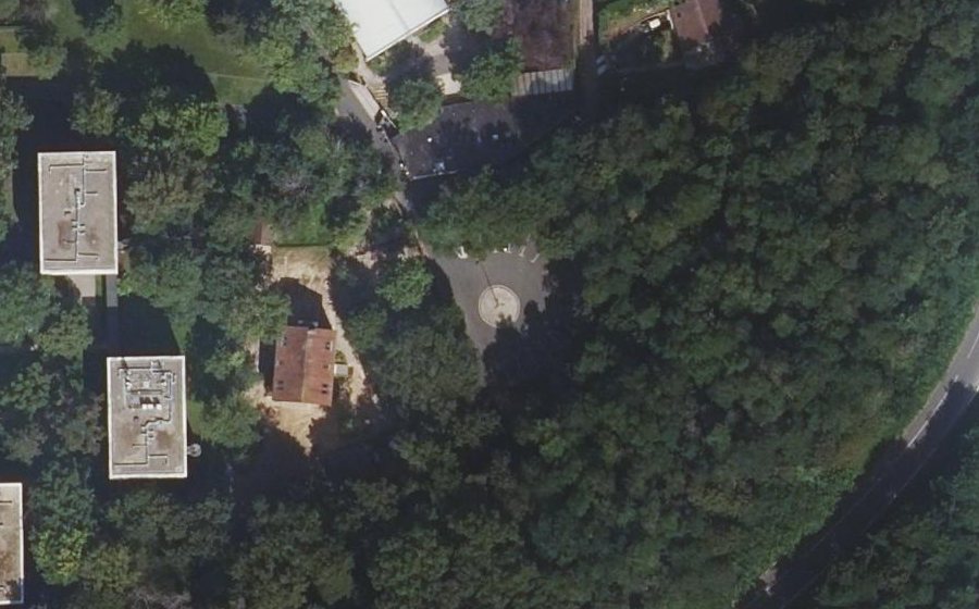 Vue aérienne du Rue de Courtabœuf