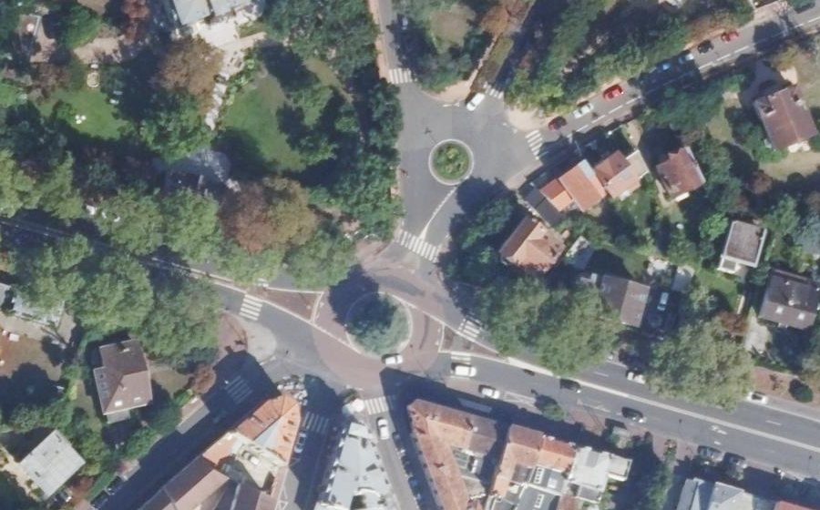 Vue aérienne du Boulevard Carnot