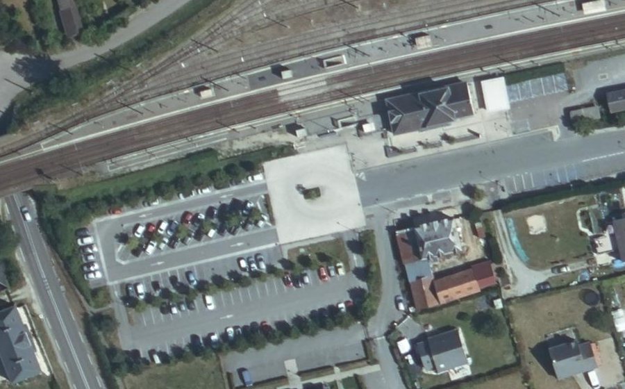 Vue aérienne du Route de la Gare