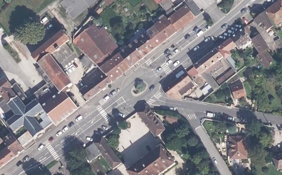 Vue aérienne du Avenue du Général Eisenhower