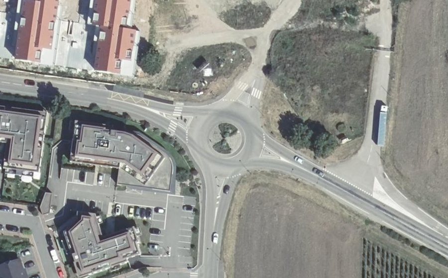 Vue aérienne du Route de Colmar
