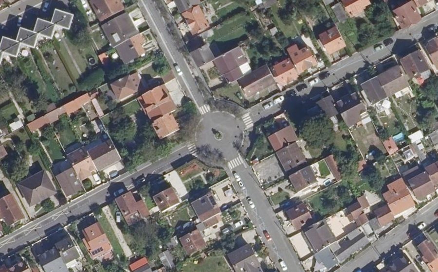 Vue aérienne du Rond-Point de l'Étoile