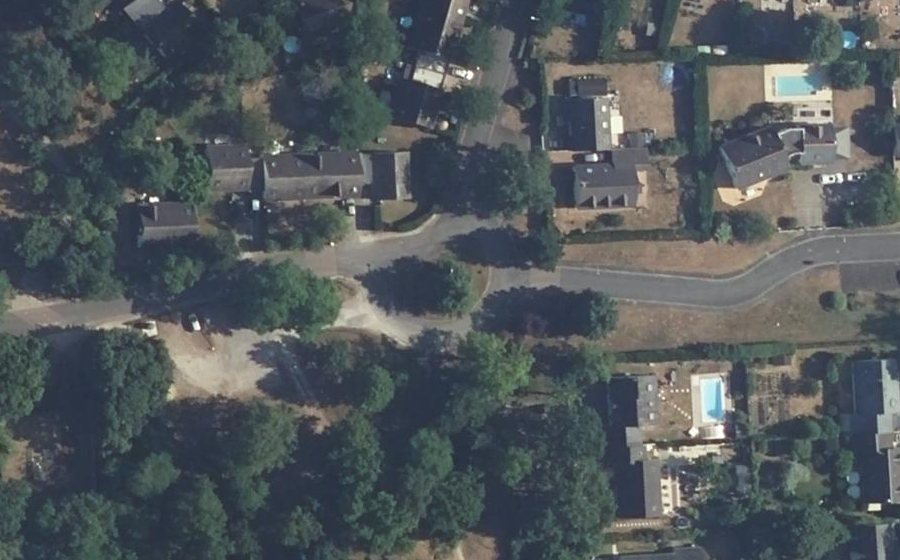 Vue aérienne du Allée du Parc