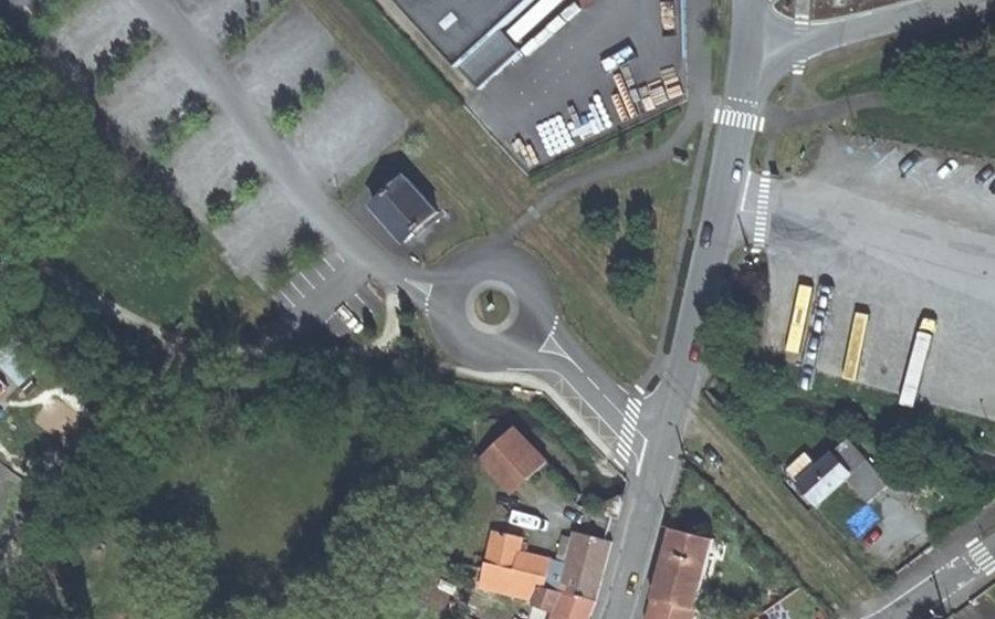 Vue aérienne du Impasse du Lavoir