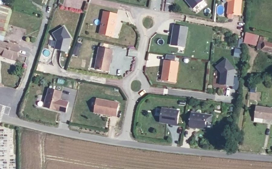 Vue aérienne du Lotissement Espace Immo