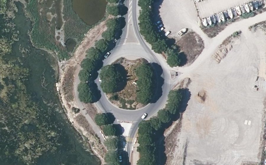 Vue aérienne du Giratoire des Cabanes