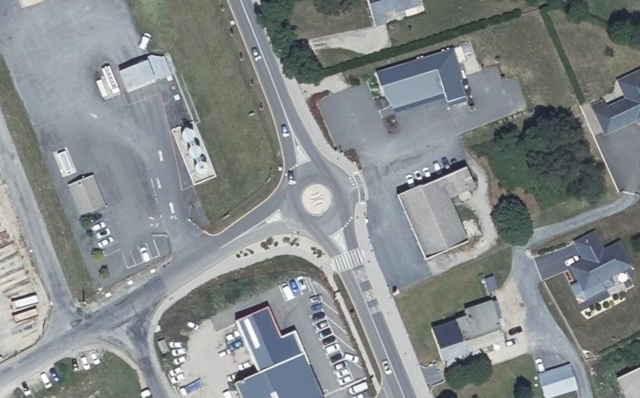 Vue aérienne du Avenue de Marengo