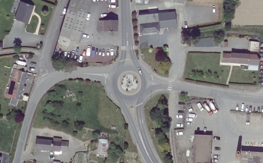 Vue aérienne du Rue du Val de Sée