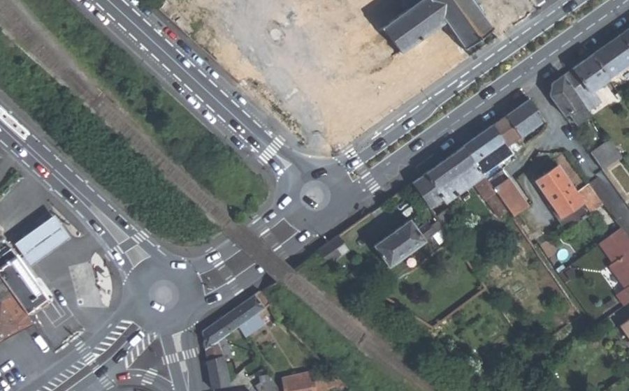 Vue aérienne du Avenue du Maréchal Leclerc