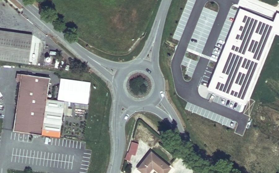 Vue aérienne du Route de Saint-Gaudens