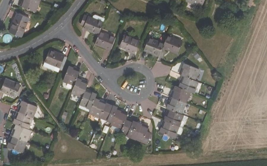 Vue aérienne du Hameau des Épineux