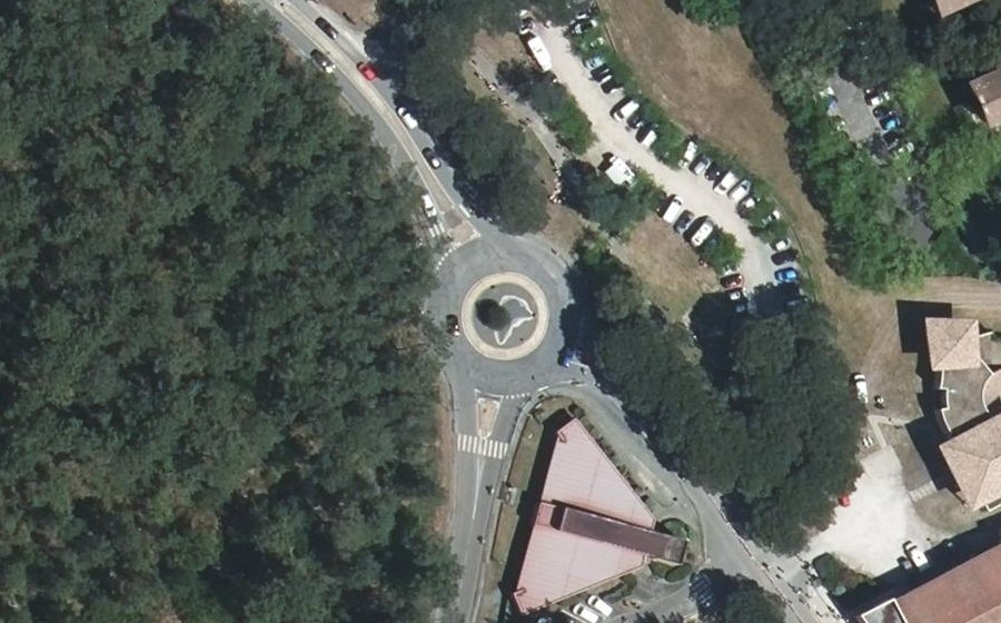 Vue aérienne du Avenue de Maubuisson