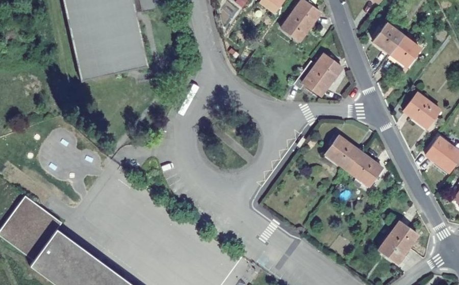 Vue aérienne du Rue Sous la Leye
