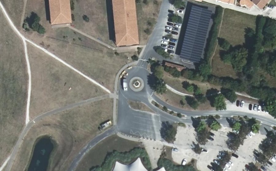Vue aérienne du Rue des Caraïbes