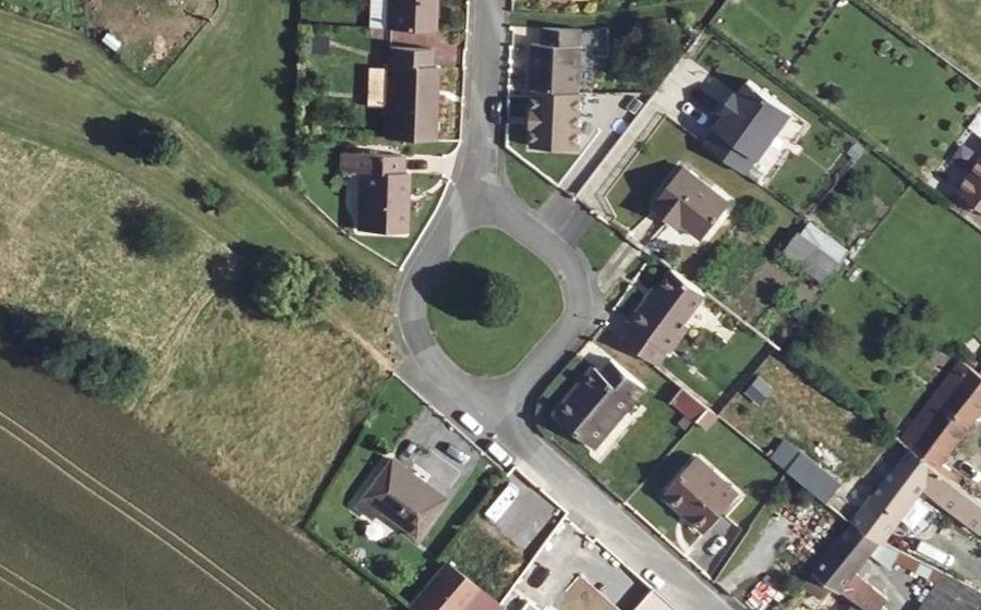 Vue aérienne du Place des Tilleuls