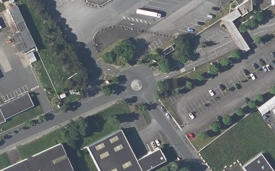 Vue aérienne du Place des Pléiades
