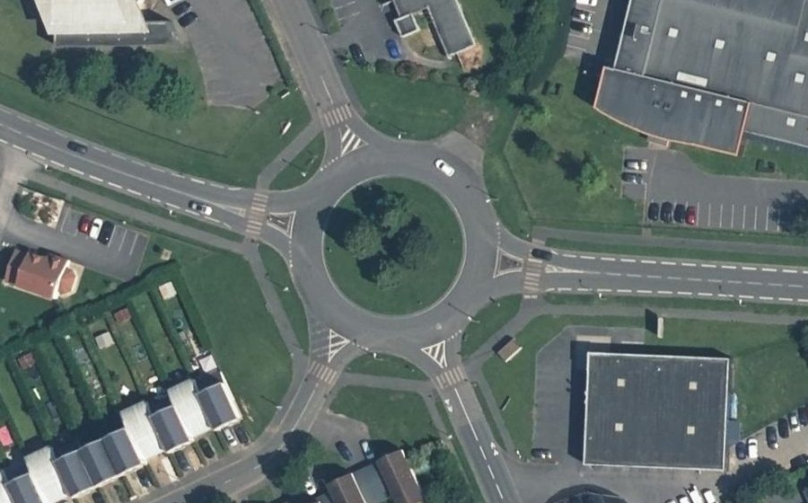 Vue aérienne du Boulevard de l'Europe