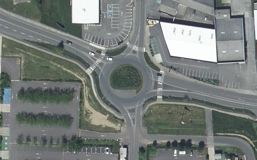 Vue aérienne du Avenue de Lacapelette