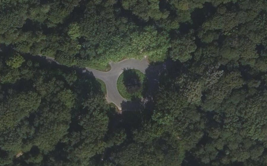 Vue aérienne du Rond-Point d'Ursine