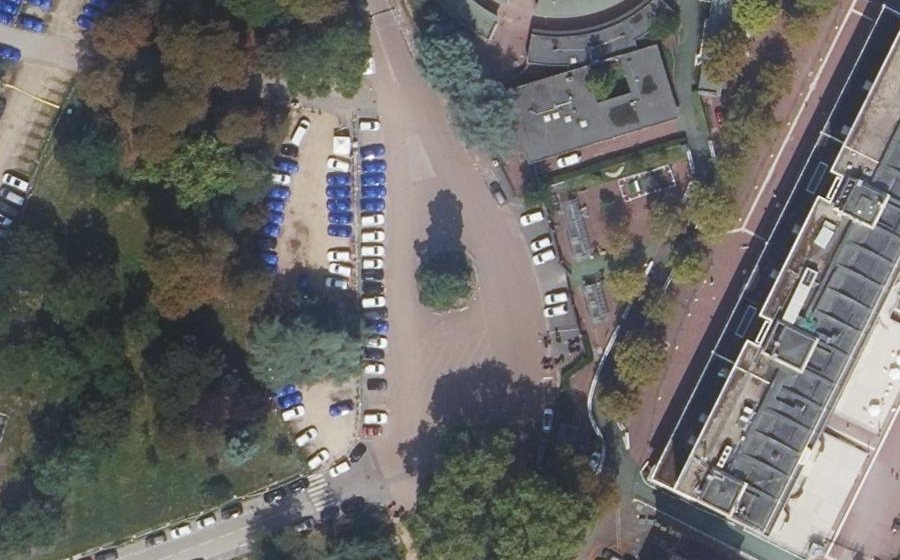 Vue aérienne du Butte Mortemart