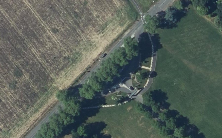 Vue aérienne du Avenue de Roquecourbe
