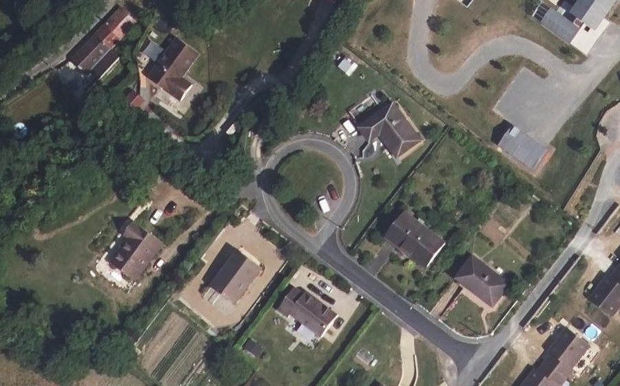 Vue aérienne du Impasse d'Ancône