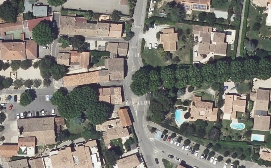Vue aérienne du Rond-Point Jean Boulitreau