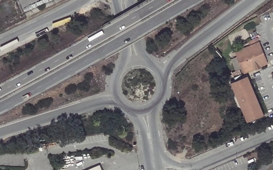 Vue aérienne du Boulevard de l'Europe