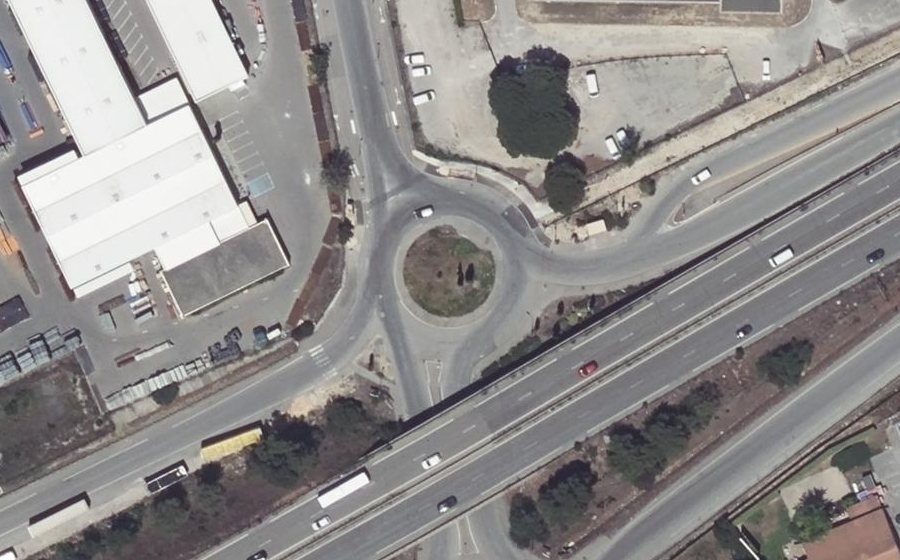 Vue aérienne du Boulevard de l'Europe
