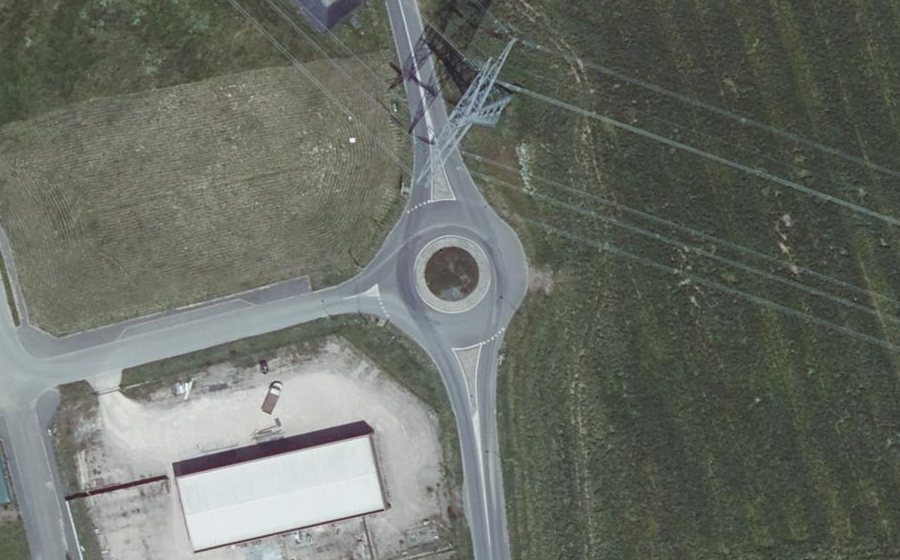 Vue aérienne du Route de Grenade