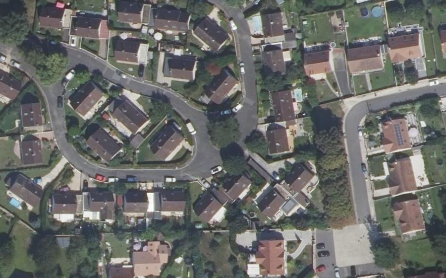 Vue aérienne du Résidence l'Arcadie