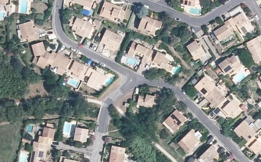 Vue aérienne du Rue du Levant