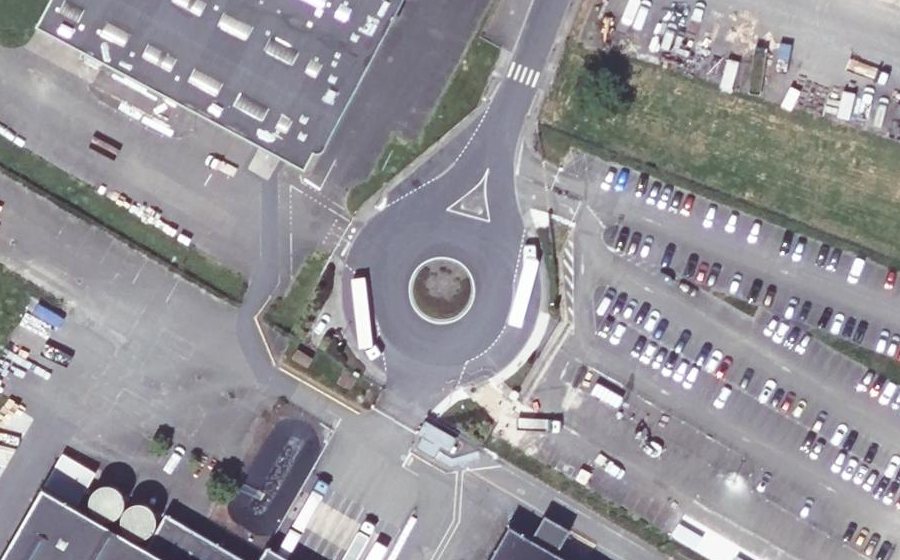 Vue aérienne du Rue Charles Coulomb