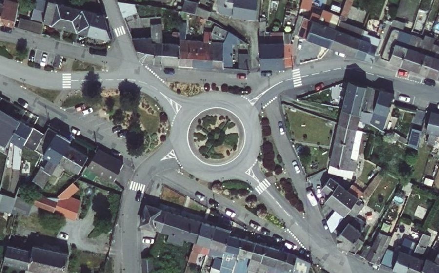 Vue aérienne du Place de la Libération