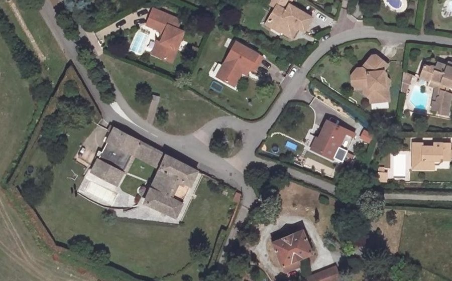 Vue aérienne du Chemin de Tholomé
