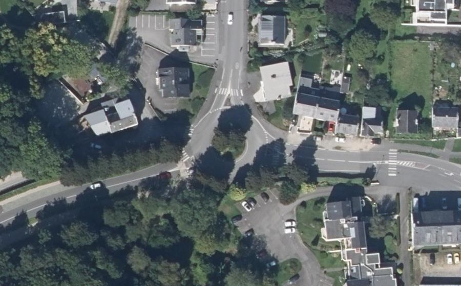 Vue aérienne du Rond-Point du Bois de Colette