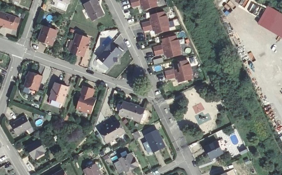 Vue aérienne du Rue du Colonel Roger Furst